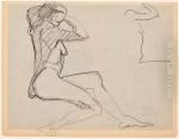 Study Of A Man In Profile Oil Painting by Henri Matisse