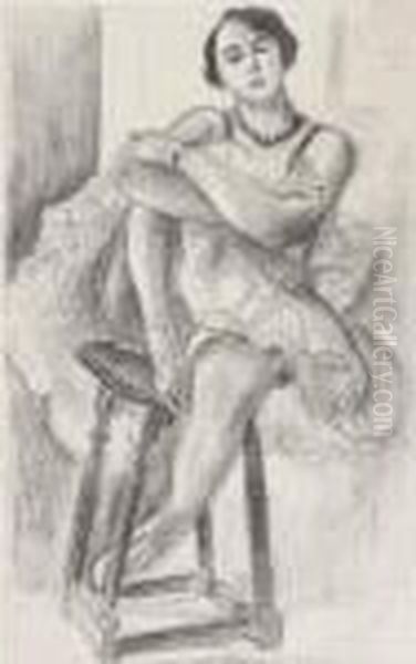 Danseuse Au Tabouret Oil Painting by Henri Matisse