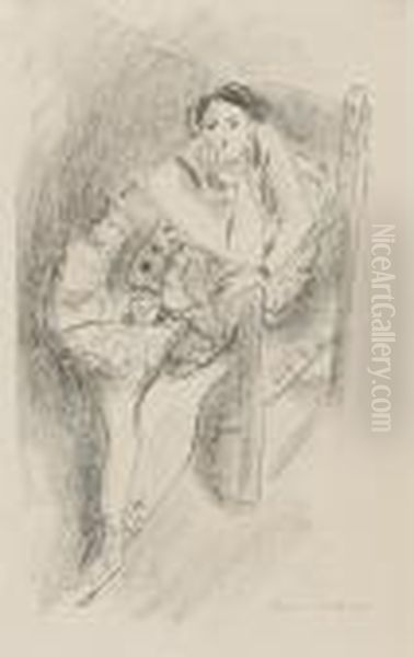 Danseuse Au Fauteuil En Bois Oil Painting by Henri Matisse