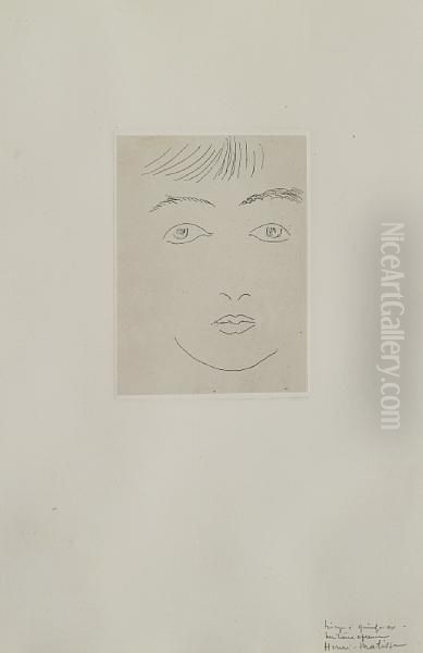 Josette Gris Oil Painting by Henri Matisse