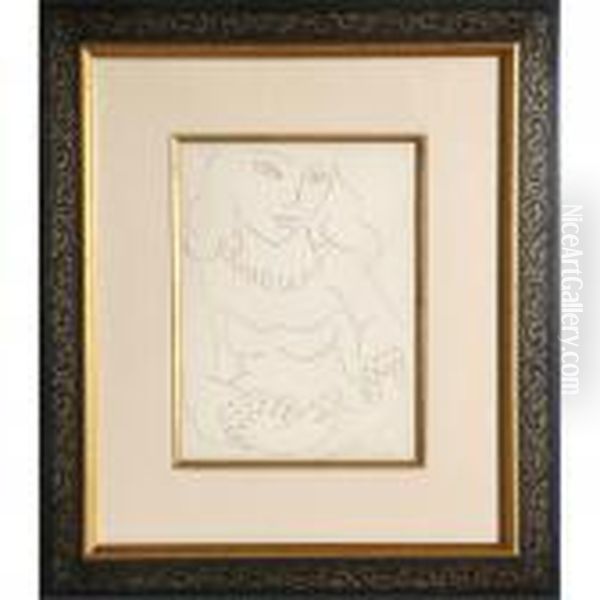 Untitled - Femme Oil Painting by Henri Matisse