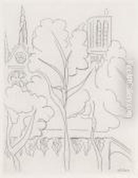 La Cite--notre Dame Oil Painting by Henri Matisse