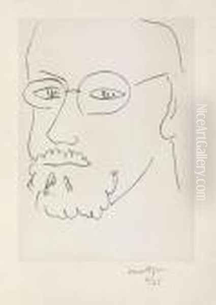 Autoportrait De Trois-quarts Oil Painting by Henri Matisse