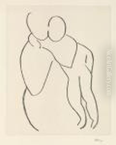 Vierge Et Enfant Sans Indication Des Visages I Oil Painting by Henri Matisse