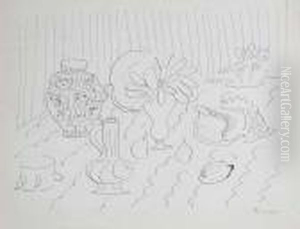 Bodegon Oil Painting by Henri Matisse