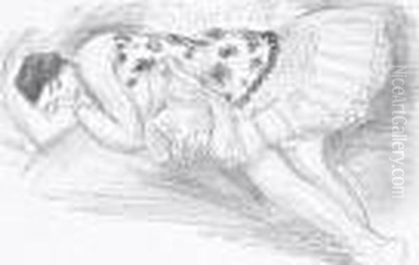 Dix Danseuses - Danseuse Endormi Au Divan Oil Painting by Henri Matisse