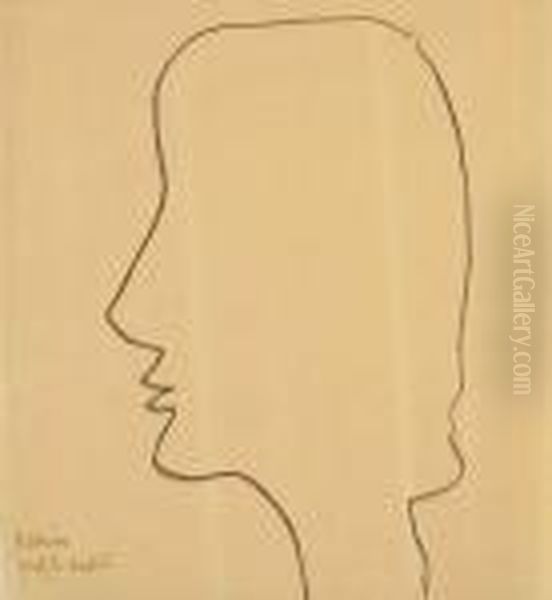 Denise, Profil Droit Oil Painting by Henri Matisse