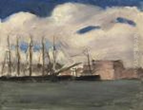 Les Nuages Blancs, Vieux Port De Marseille Oil Painting by Henri Matisse