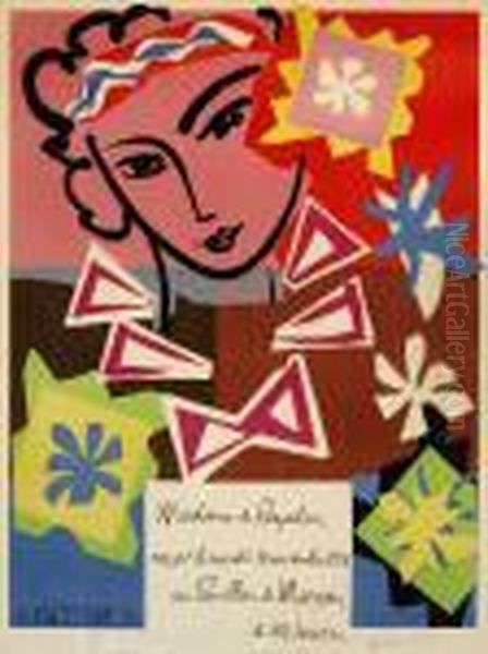 Madame De Pompadour Oil Painting by Henri Matisse