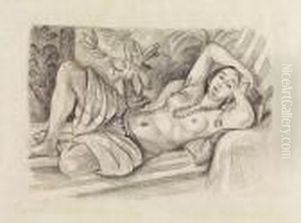 Odalisque Au Magnolia Oil Painting by Henri Matisse