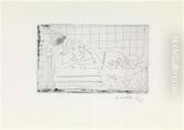 Figureallongee Sur Un Lit D