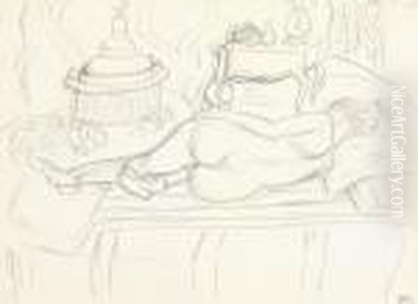 Nu Couche De Dos Oil Painting by Henri Matisse