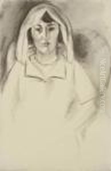 Portrait D'henriette Oil Painting by Henri Matisse