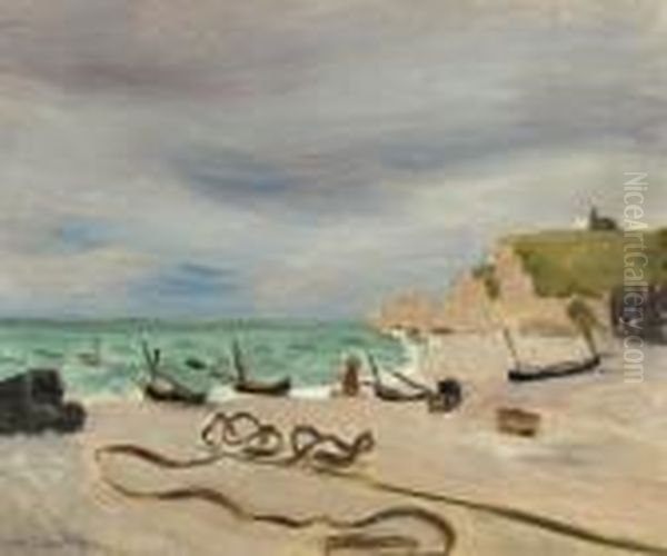 Cordages Sur La Plage D'etretat Oil Painting by Henri Matisse