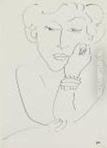 Portrait De Mrs. Paley Oil Painting by Henri Matisse