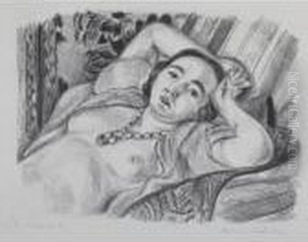 Odalisque Au Collier Oil Painting by Henri Matisse
