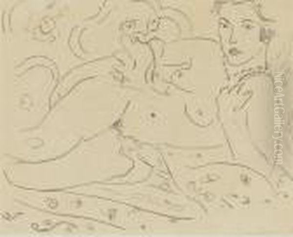 Nu, Main Gauche Pres De L'epaule Oil Painting by Henri Matisse