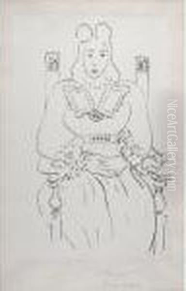 [femme Assise Au Costume] Oil Painting by Henri Matisse