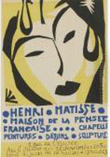 Maison De La Pensee Francaise, Paris. July 1950 Oil Painting by Henri Matisse