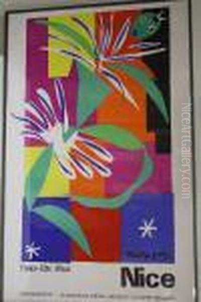 Affiche France Cote D'azur 
Musee Matisse, 
La Danseuse Creole Oil Painting by Henri Matisse