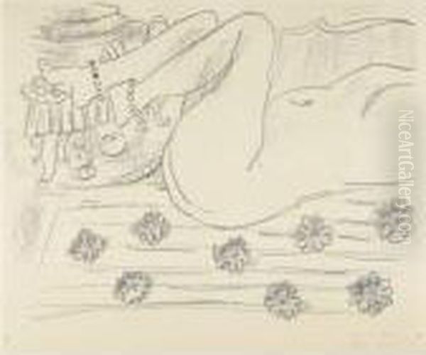 Nu, Etude D'un Mouvement De Jambes Oil Painting by Henri Matisse