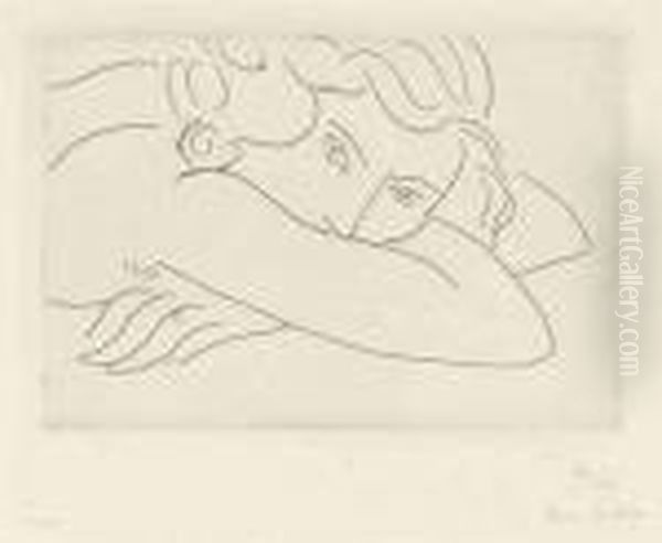 Jeune Femme Le Visage Enfoui Dans Les Bras Oil Painting by Henri Matisse
