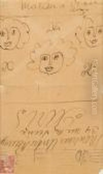 Trois Visages De Femme Oil Painting by Henri Matisse