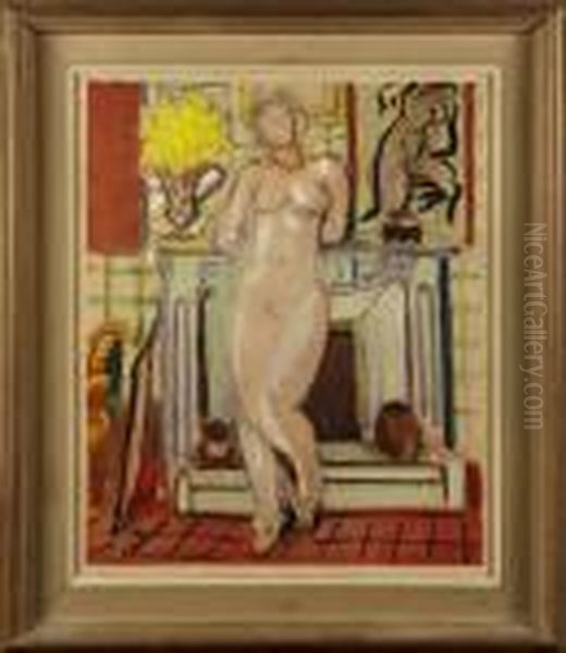 Interior Med Kvinna Oil Painting by Henri Matisse