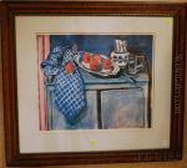 Still Life On A Greenside Oil Painting by Henri Matisse
