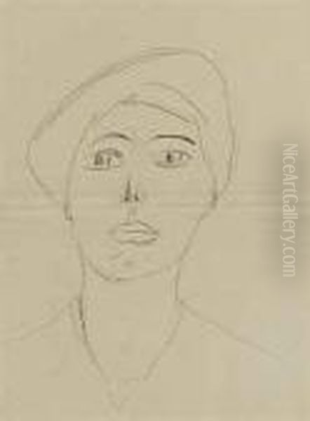 Portrait De Femme Oil Painting by Henri Matisse