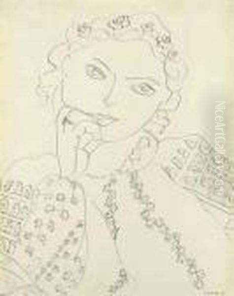 Jeune Fille Oil Painting by Henri Matisse