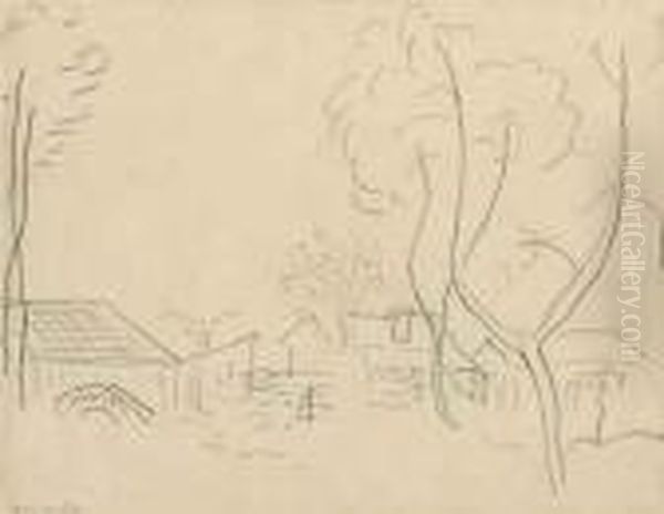 Le Piquey, Arcachon Oil Painting by Henri Matisse