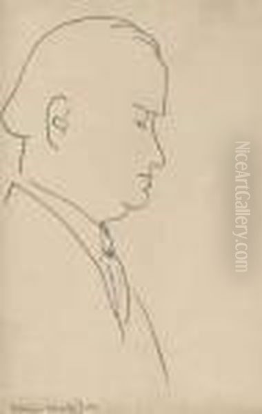 Profil D'homme Oil Painting by Henri Matisse