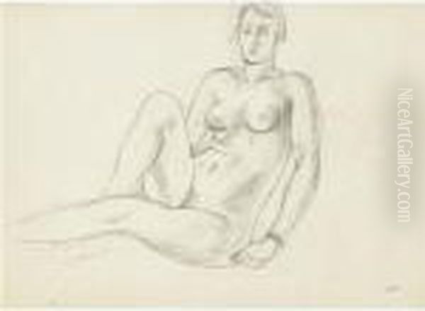 Femme Nue Assise Oil Painting by Henri Matisse