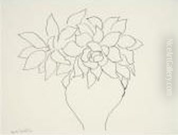 Bouquet De Fleurs Oil Painting by Henri Matisse