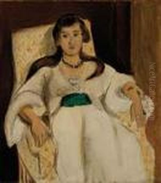 Femme Au Fauteuil Oil Painting by Henri Matisse