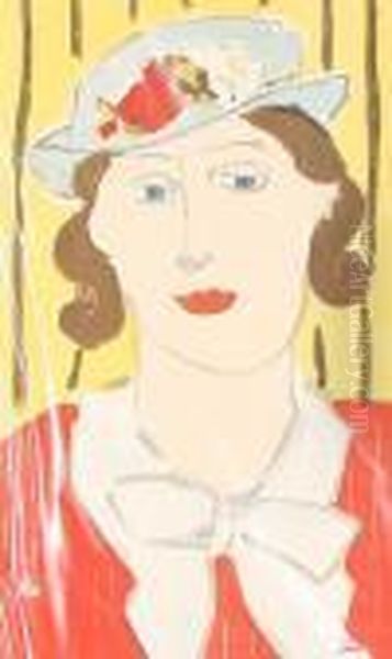 Lady With A Red Jacket Oil Painting by Henri Matisse