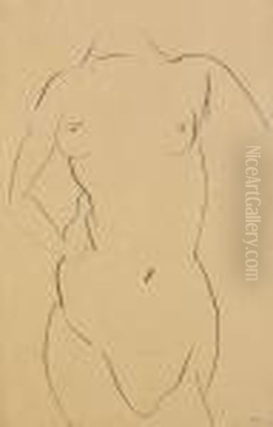 Torse De Face Oil Painting by Henri Matisse