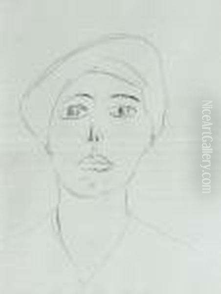 Portrait D'olga Merson Oil Painting by Henri Matisse