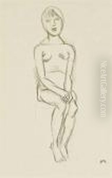 Jeune Femme Assise Oil Painting by Henri Matisse