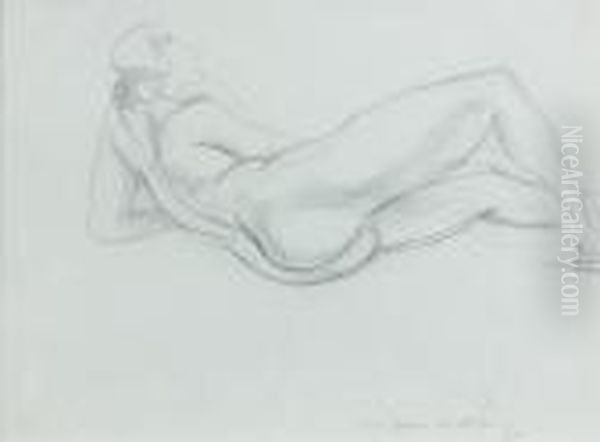 Nu Allonge Oil Painting by Henri Matisse