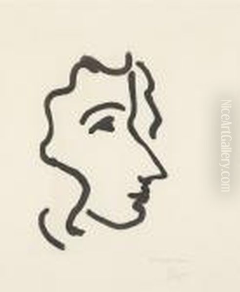 Nadia Au Profil Aigu Oil Painting by Henri Matisse