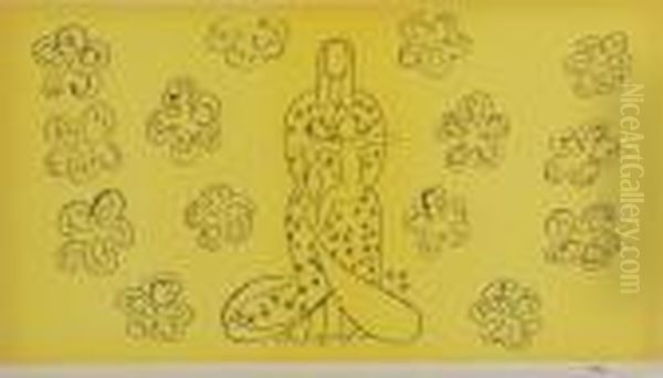 Etude Pour La Vierge De La Chapelle De Vence Oil Painting by Henri Matisse