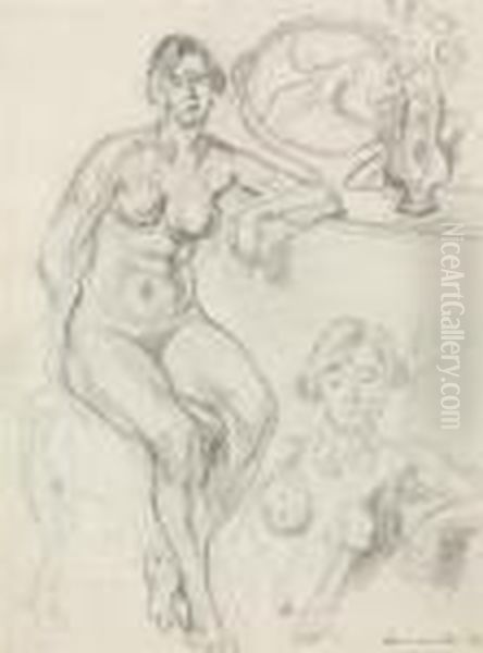 Etudes Des Nus Oil Painting by Henri Matisse