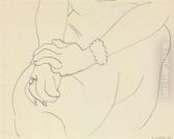 Etude, Mains Oil Painting by Henri Matisse