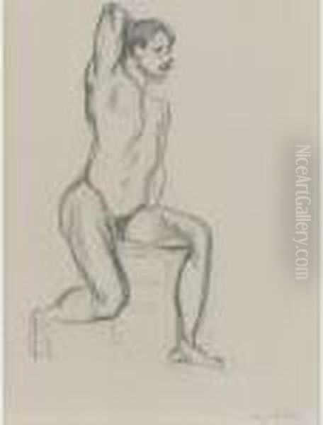 Etude D'homme Nu Oil Painting by Henri Matisse