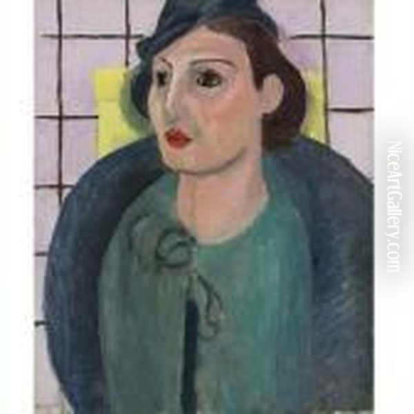 Titine Trovato En Robe Et Chapeau Oil Painting by Henri Matisse