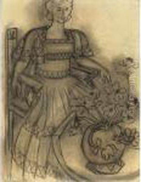 Robe En Tulle Noir, Brodee Or Oil Painting by Henri Matisse