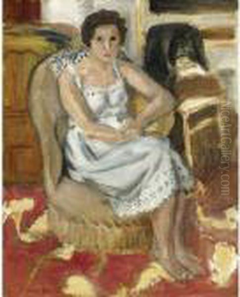 Femme Assise Dans Un Fauteuil Oil Painting by Henri Matisse