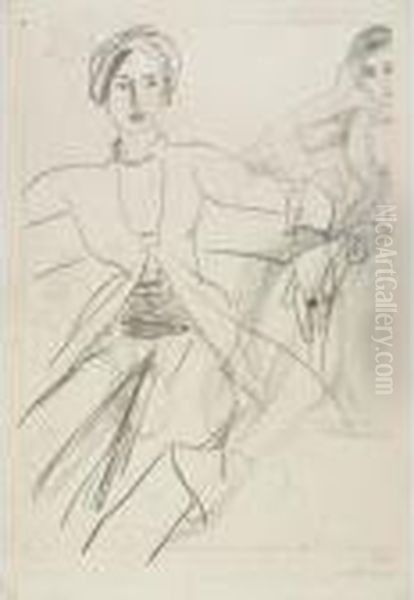 Personnage De Gauche Oil Painting by Henri Matisse